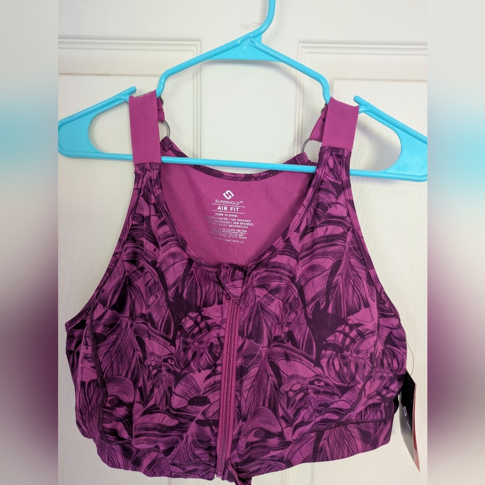 Fuchsia Sports Bra